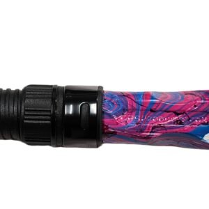#547 Gnarly Noodle "Chameleon Purple/Green" 36 Inch Ice Rod, Purpleheart Grips