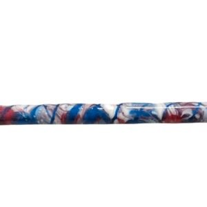 #565 Gnarly Noodle "Blueberry Bling" 36 Inch Ice Rod, Hubabali Grips