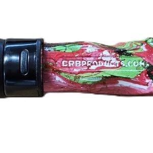 #567 Gnarly Noodle "Candy apple Red" 36 Inch Ice Rod, Cherry Grips