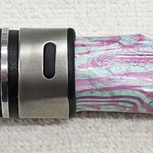 #581 Gnarly Noodle "Punk Rock Pink" 36 Inch Ice Rod, Bloodwood Grips