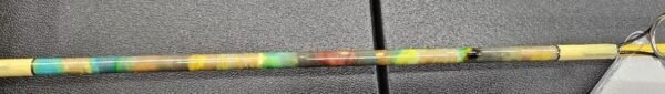 #583 Gnarly Noodle "Sunset Yellow" 36 Inch Ice Rod, Mulberry Grips