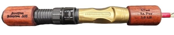 #591 Gnarly Noodle "Glow" 36 Inch Ice Rod, Bloodwood Grips