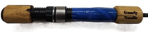 #593 Gnarly Noodle "Cool Blue" 36 Inch Ice Rod, Mulberry Grips