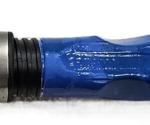 #593 Gnarly Noodle "Cool Blue" 36 Inch Ice Rod Mulberry Grips