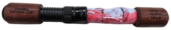 #595 Gnarly Noodle "Candyapple Red" 36 Inch Ice Rod, Bloodwood Grips