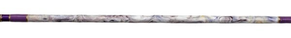 #600 Gnarly Noodle "Purple Passion" 36 Inch Ice Rod, Claro Walnut Grips
