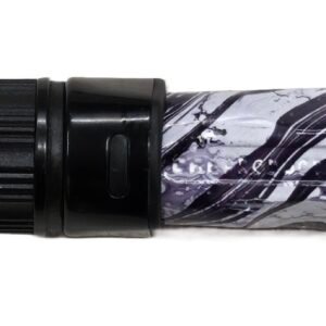 #602 Gnarly Noodle "Purple Passion" 36 Inch Ice Rod, Staghorn Sumac Grips