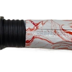 #605 Gnarly Noodle "Candyapple Red" 36 Inch Ice Rod, Cherry Grips
