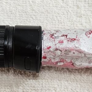 #609 Gnarly Noodle "Cool Gray" 36 Inch Ice Rod, Silver Maple Grips